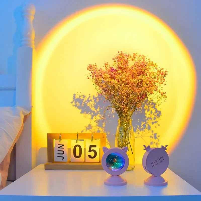 Sunset Bedside Night Lamp - Cozy Small Bedroom Atmosphere Light for Better Sleep