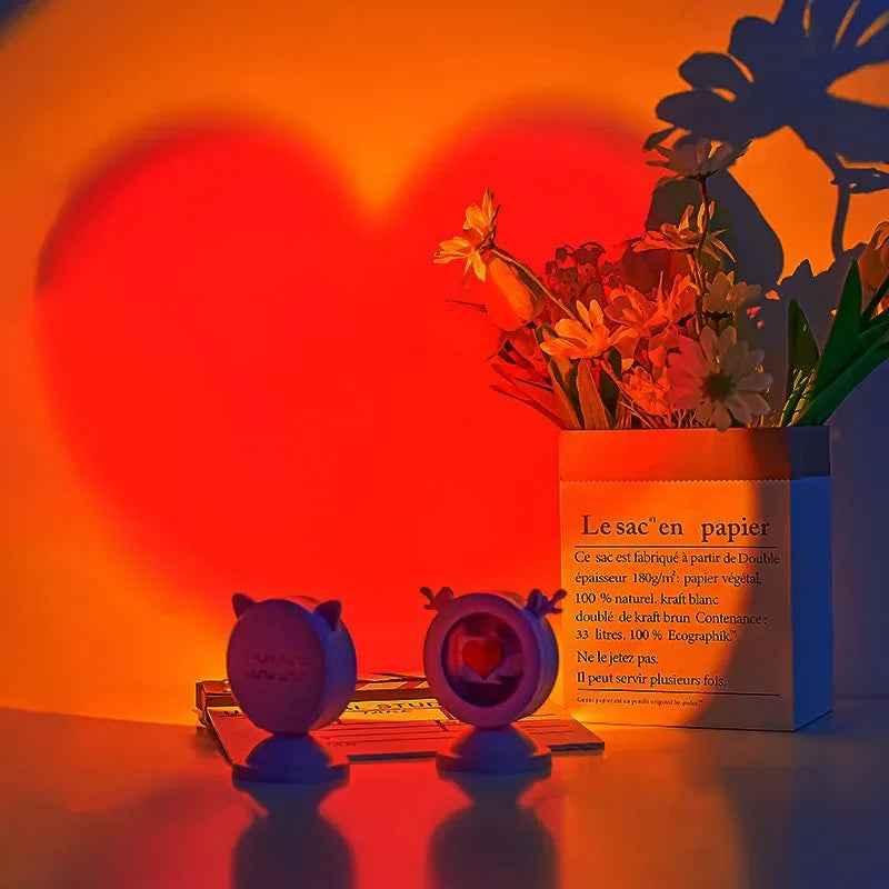 Sunset Bedside Night Lamp - Cozy Small Bedroom Atmosphere Light for Better Sleep