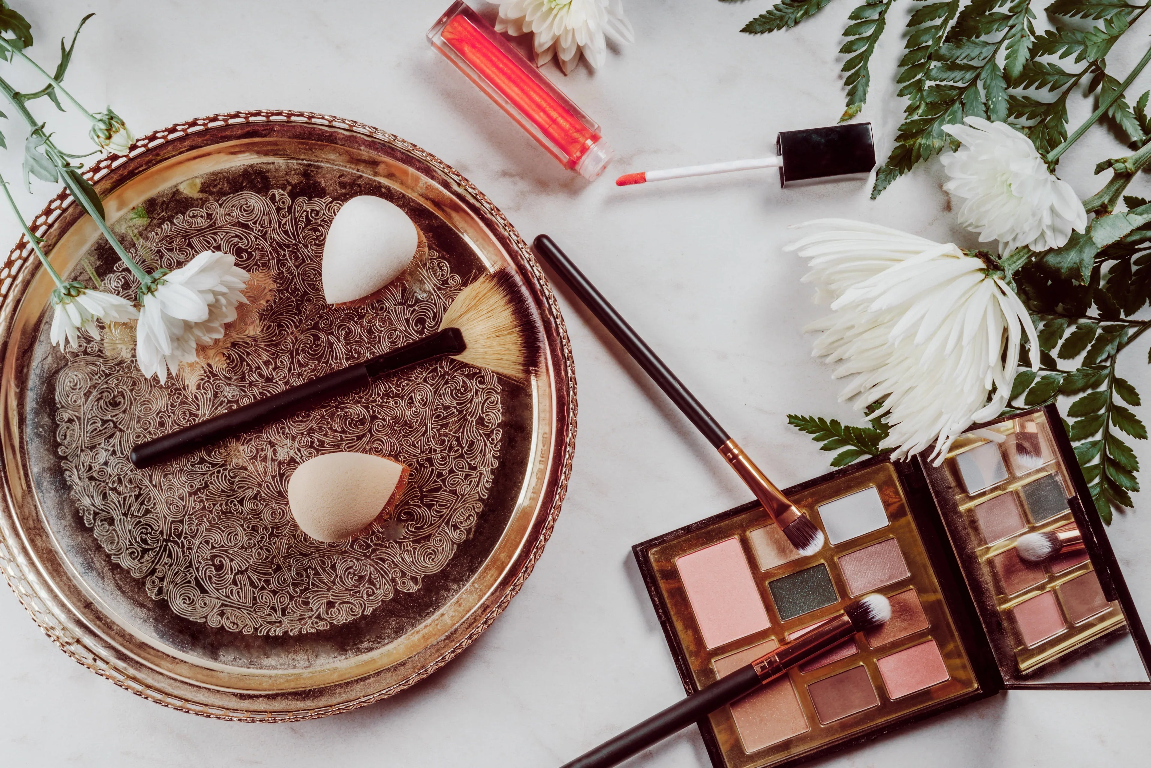 beauty-products-and-flower - hashmi store